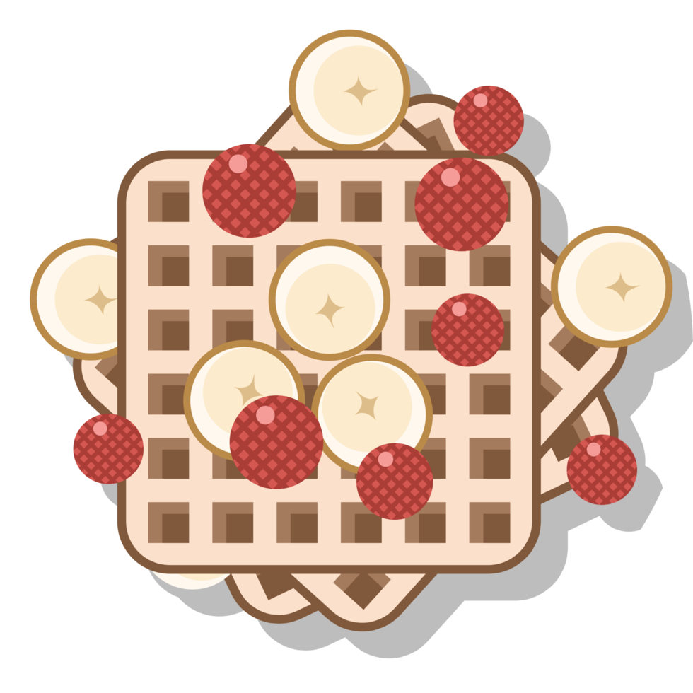 Waffel-PNG-Grafik-Clipart-Design png