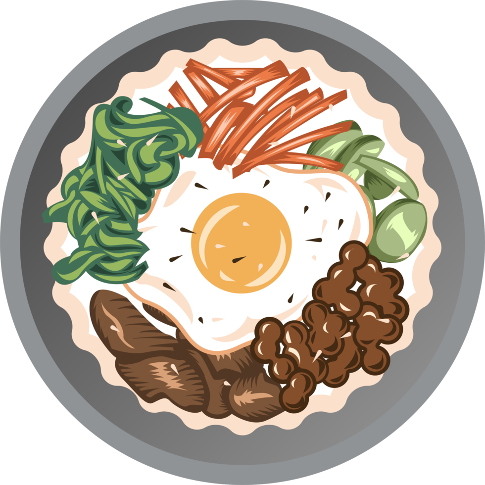 Bibimbap PNG-Grafik-Clipart-Design png