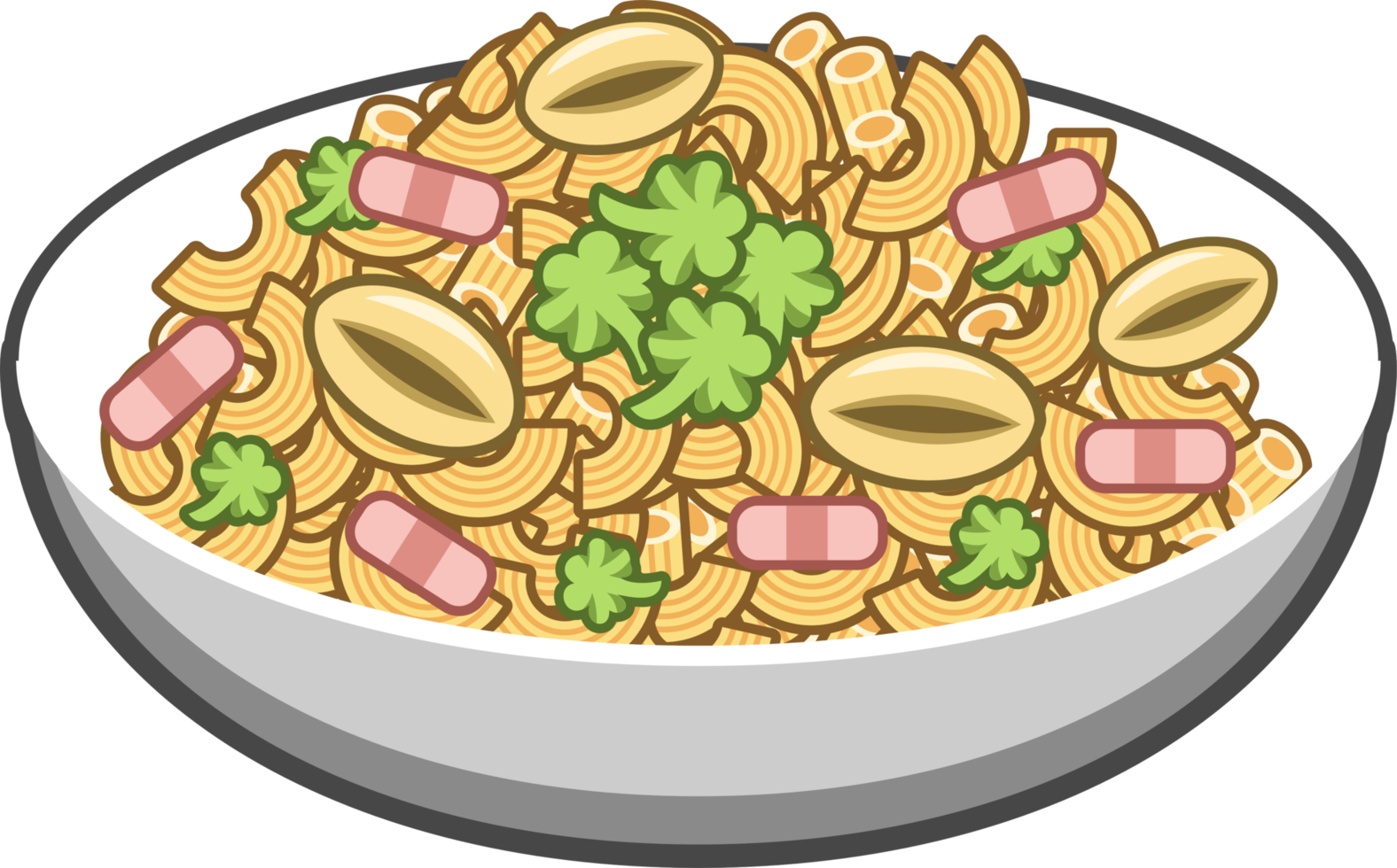 macaroni png graphique clipart conception