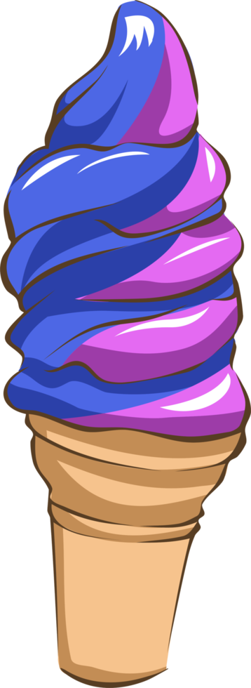 hielo crema cono png gráfico clipart diseño