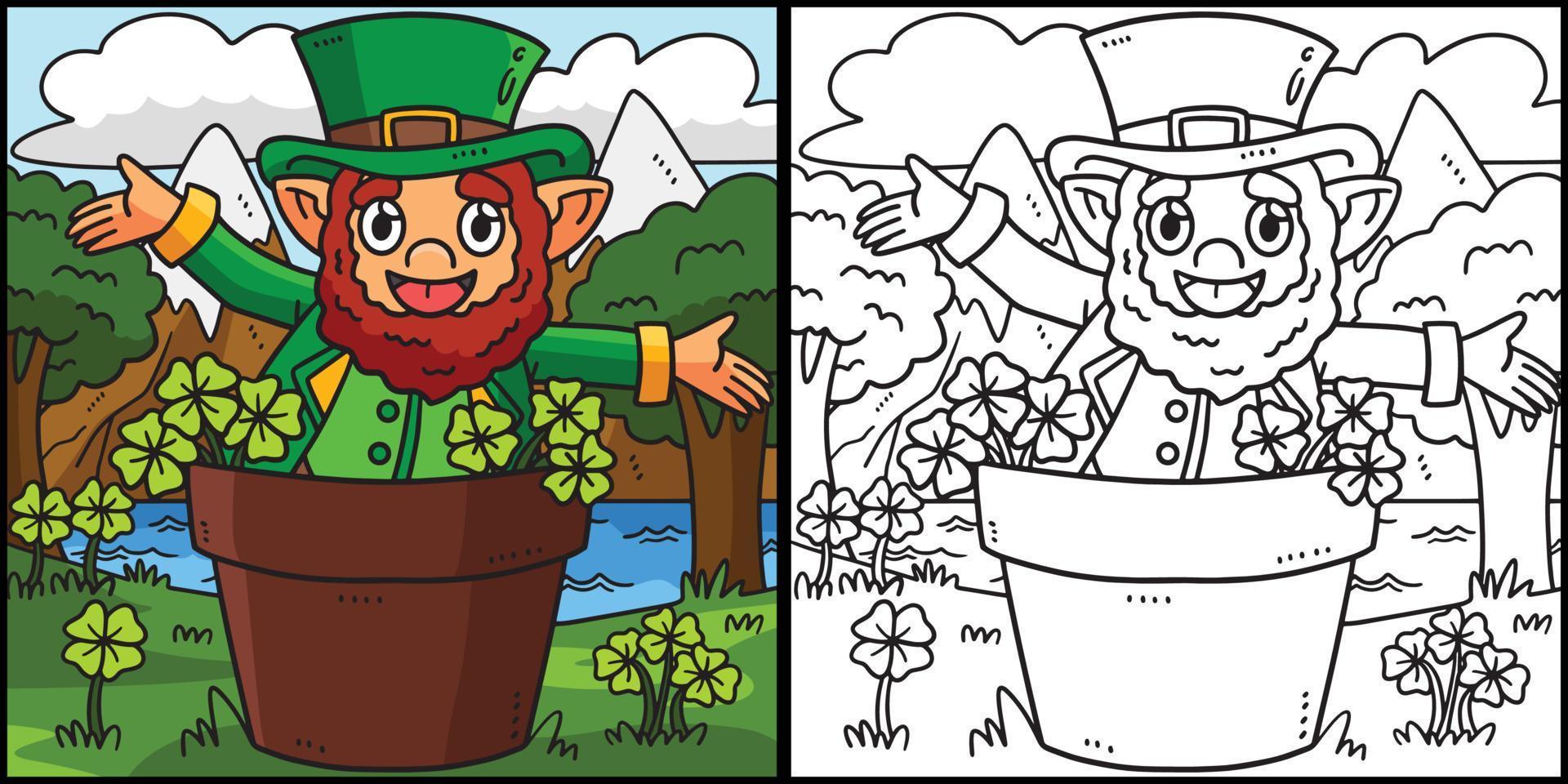 Saint Patricks Day Leprechaun Illustration vector