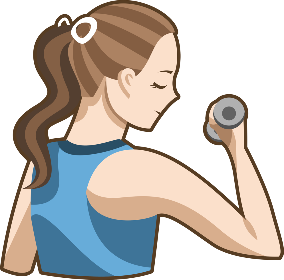 Weight Training png graphic clipart design