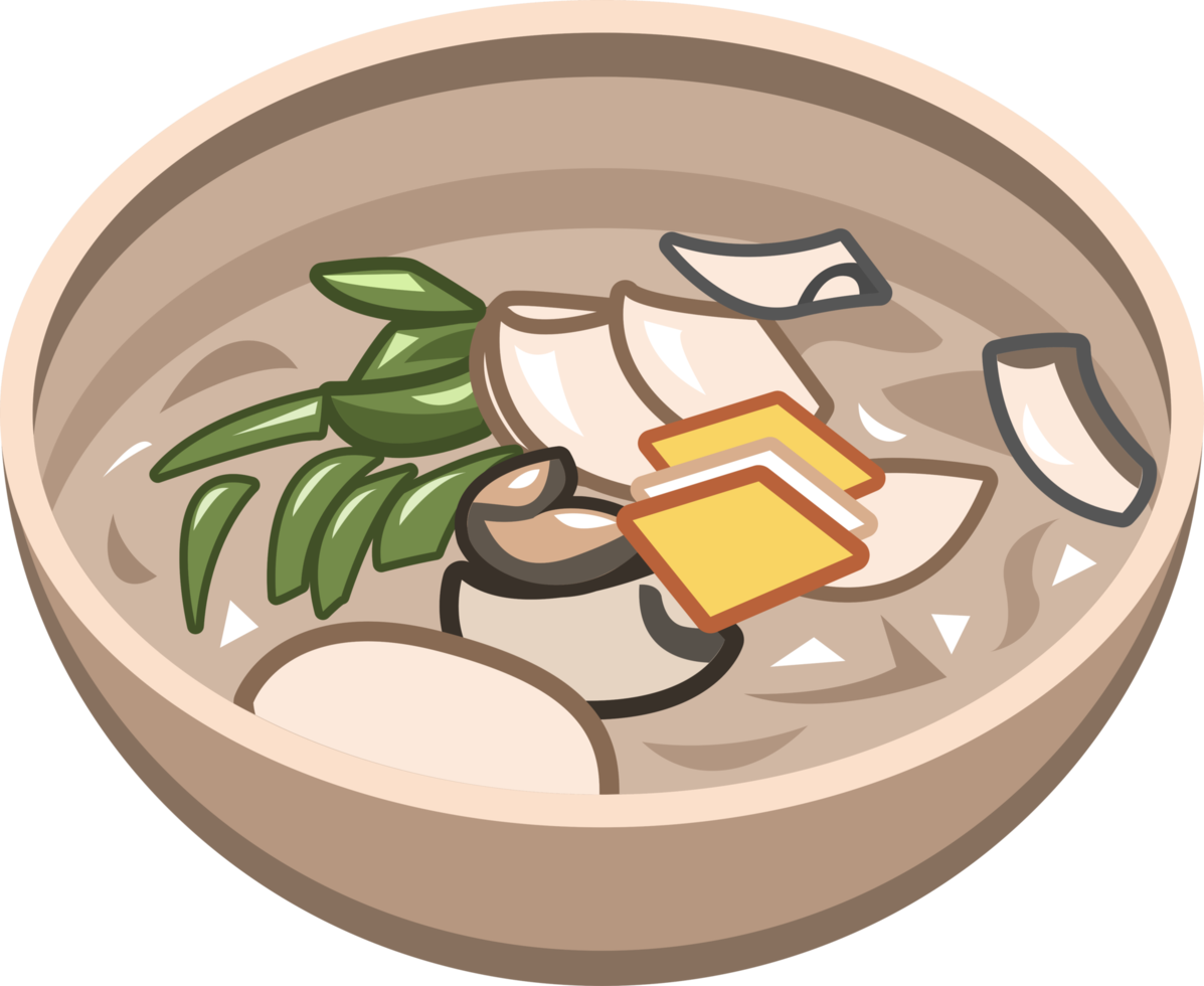 tteokguk PNG grafisch clip art ontwerp