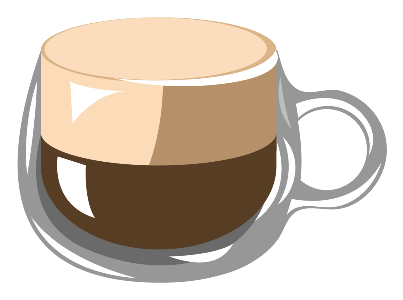 Coffee png graphic clipart design