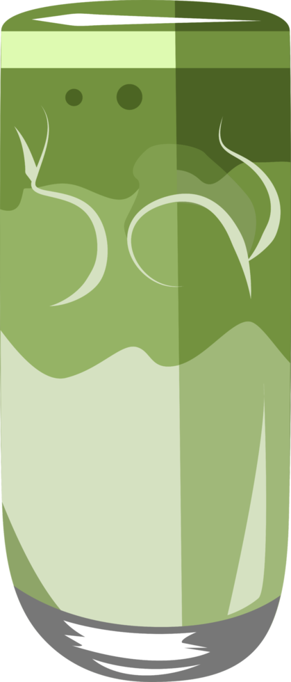 matcha verde tè png grafico clipart design