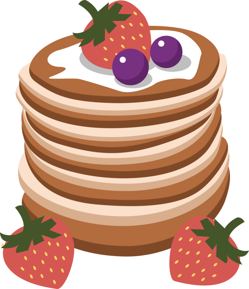 Pancake png graphic clipart design