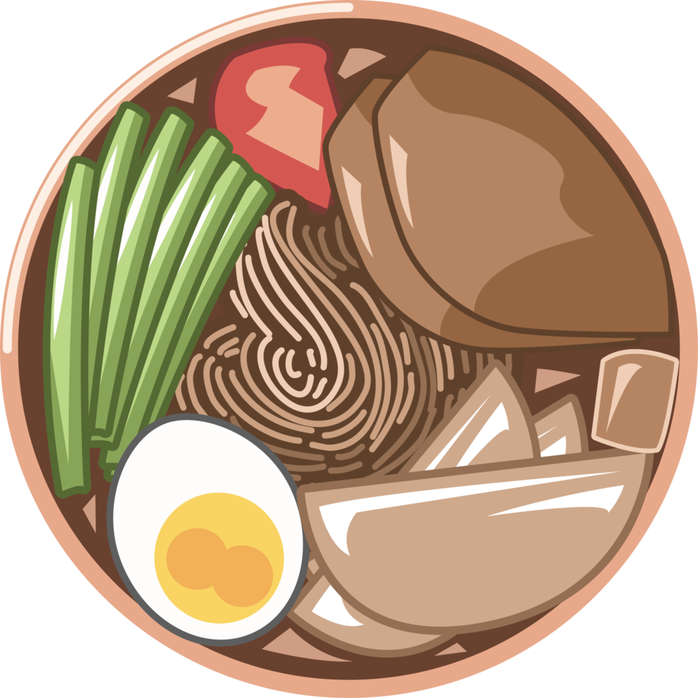 naengmyeon PNG grafisch clip art ontwerp