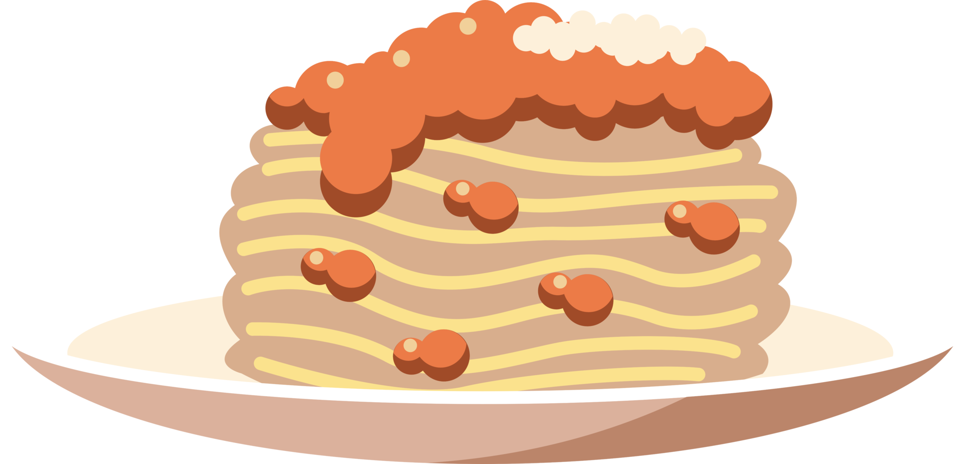 lasagna png graphic clipart design