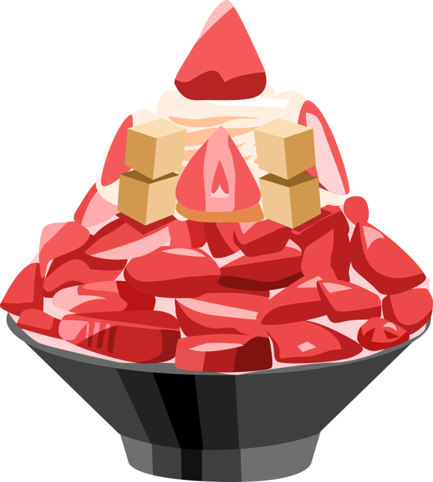 bingsu png graphic clipart design