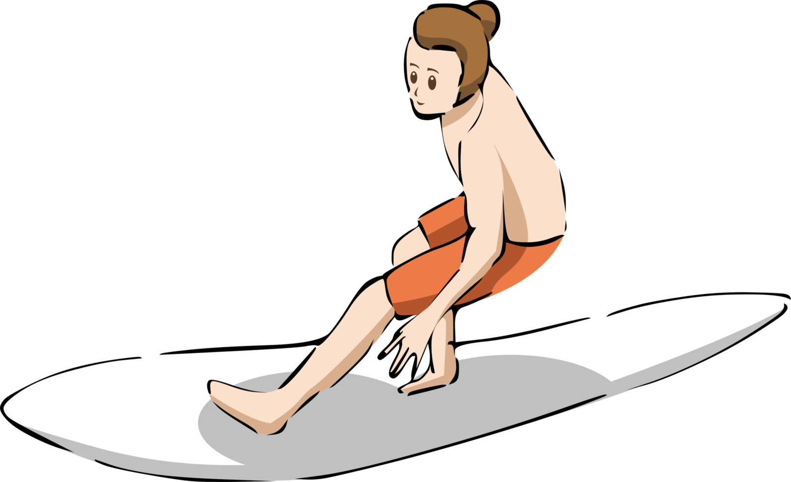 surfing player png graphic clipart design