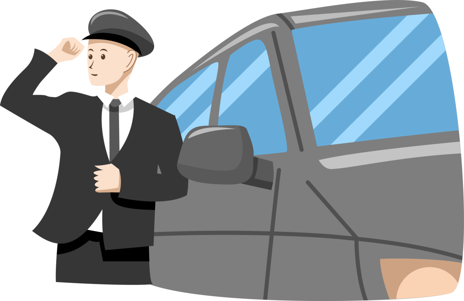 Driver png graphic clipart design