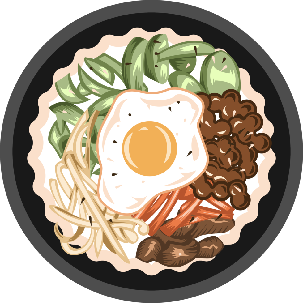 bibimbap png diseño gráfico de imágenes prediseñadas