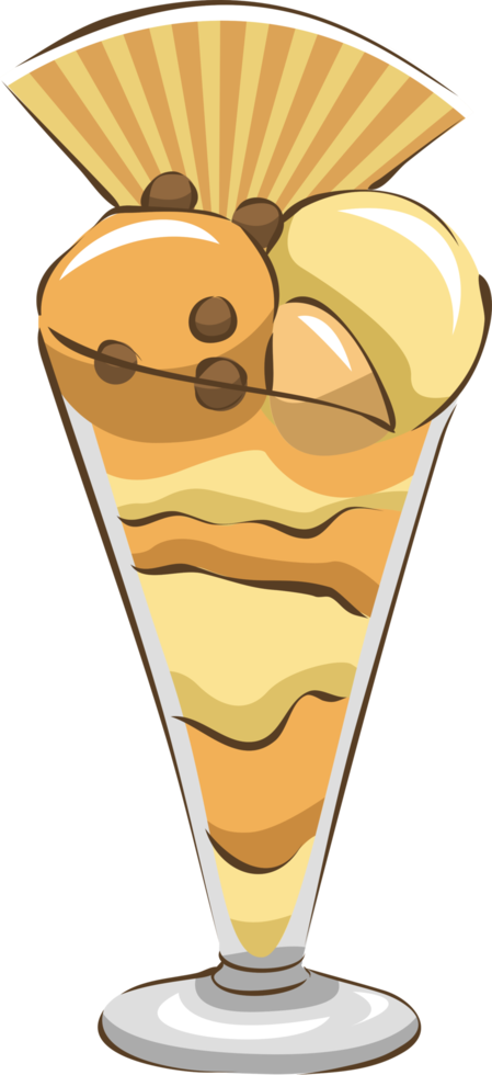 ice cream sundae png graphic clipart design