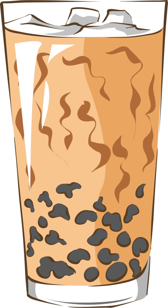 Bubble tea png graphic clipart design