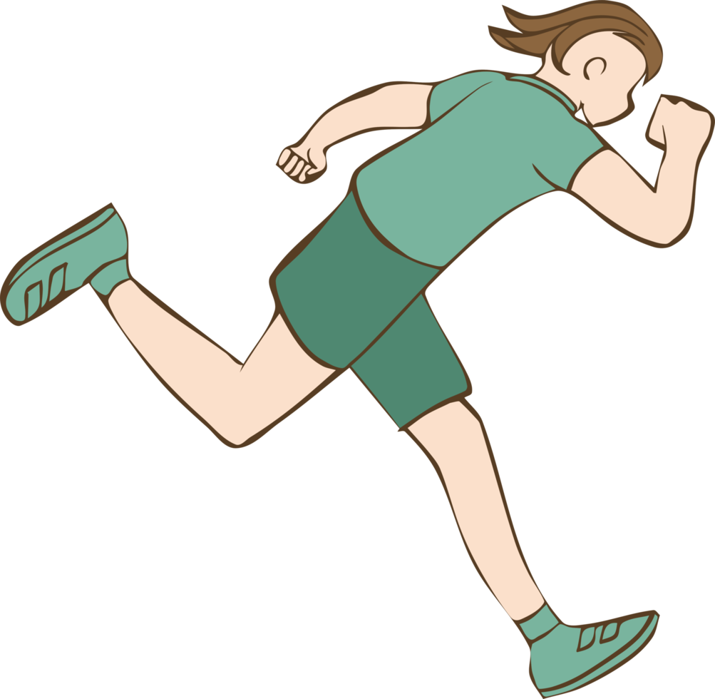 Runner png graphic clipart design