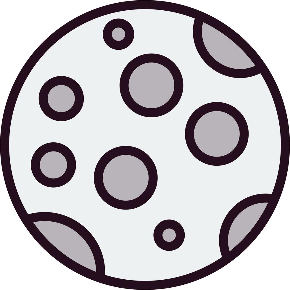 Full Moon Vector Icon