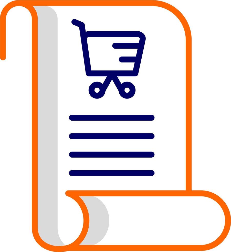 Shopping List Vector Icon