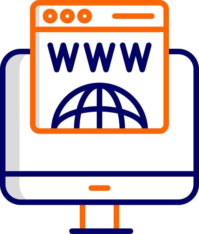 Domain Registration Vector Icon