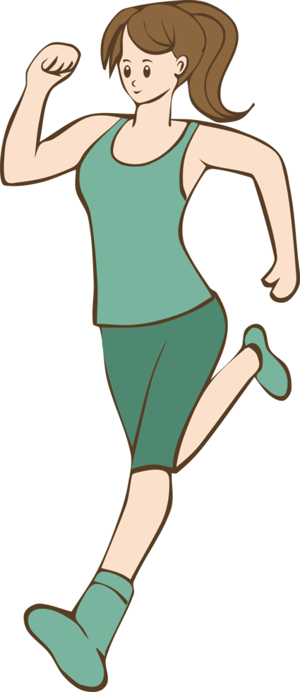 Runner png graphic clipart design