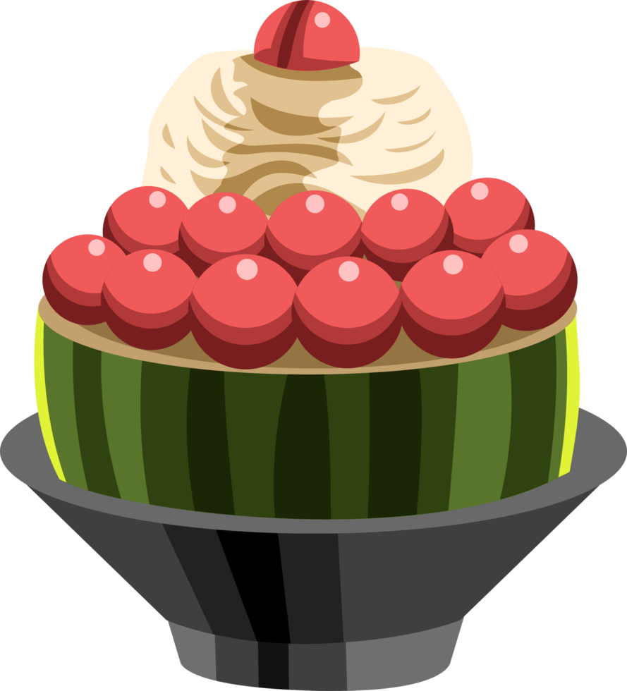 bingsu png graphic clipart design