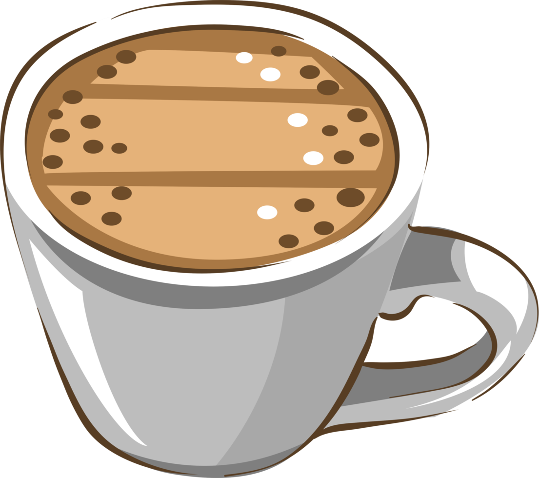 Coffee png graphic clipart design