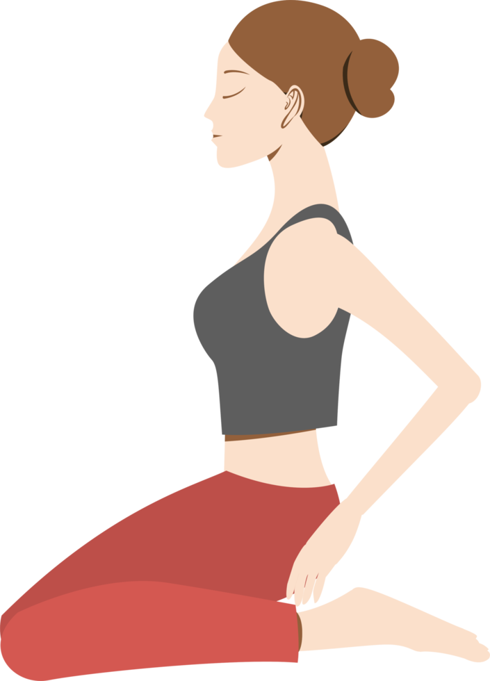 Yoga png graphic clipart design