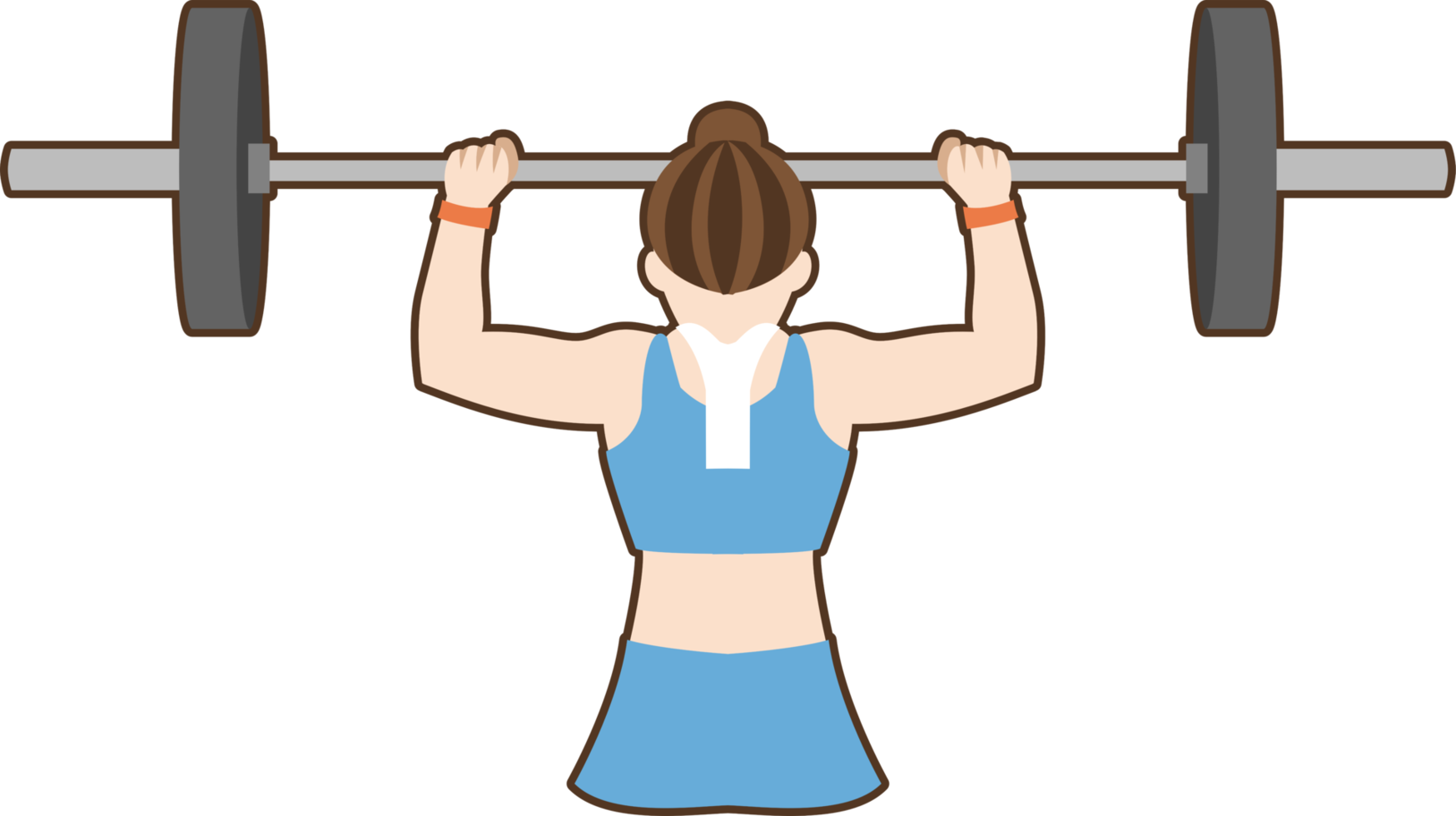 Weight Training png graphic clipart design