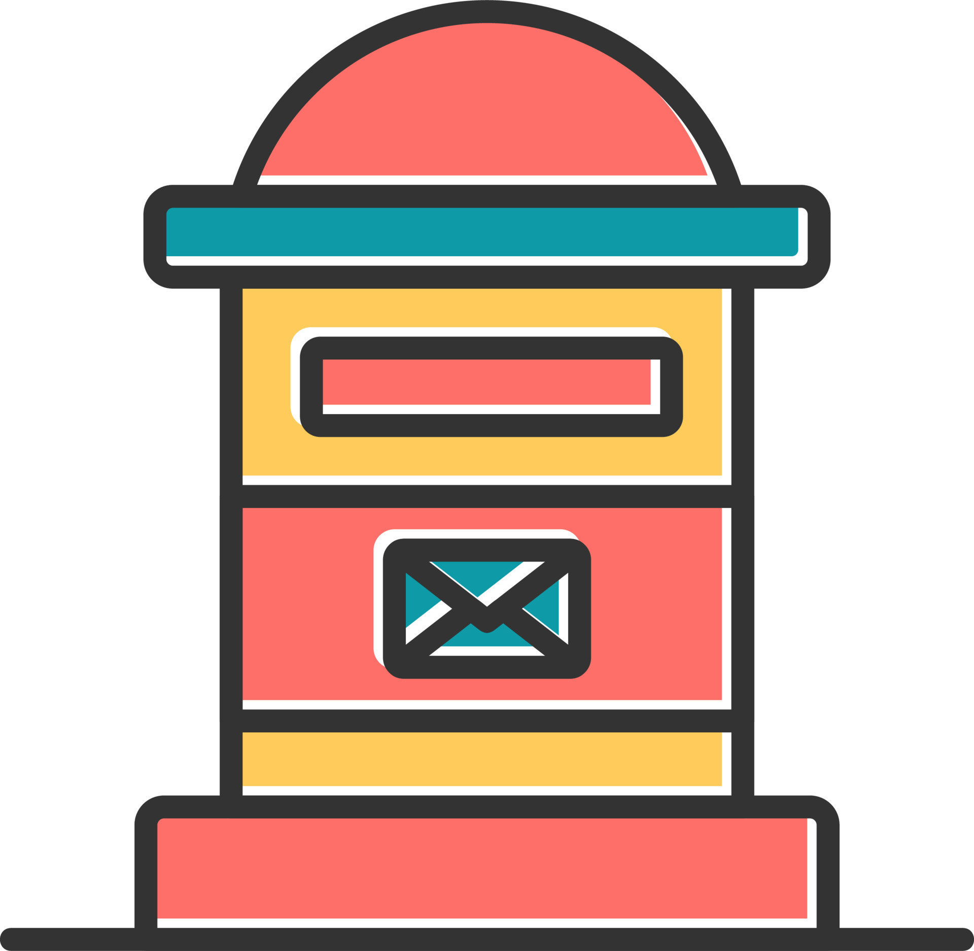 Post Vector Icon 20003385 Vector Art at Vecteezy