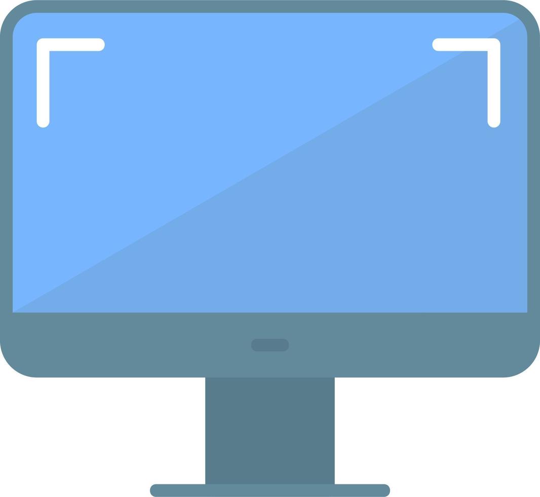 monitor de icono de vector