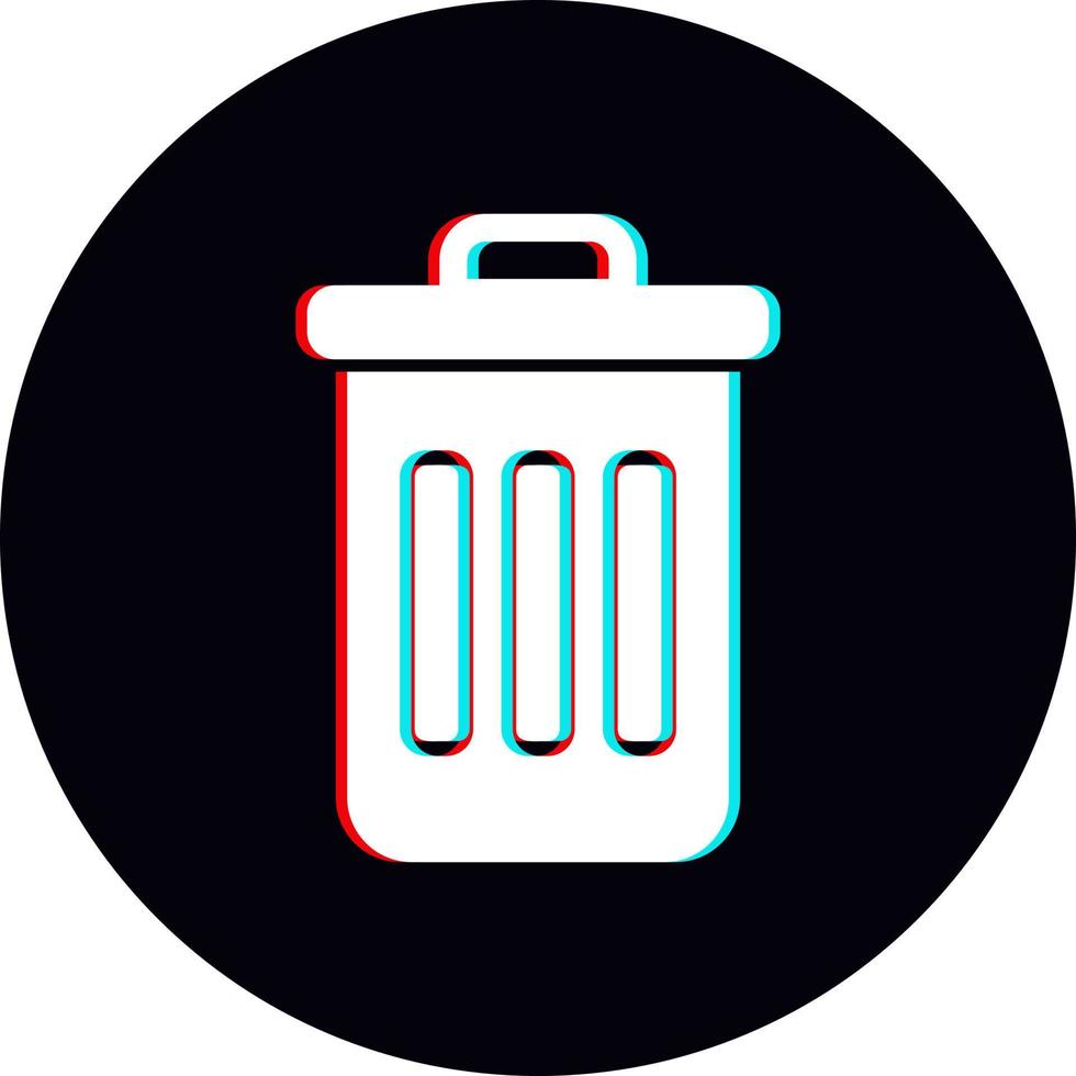 icono de vector de basura