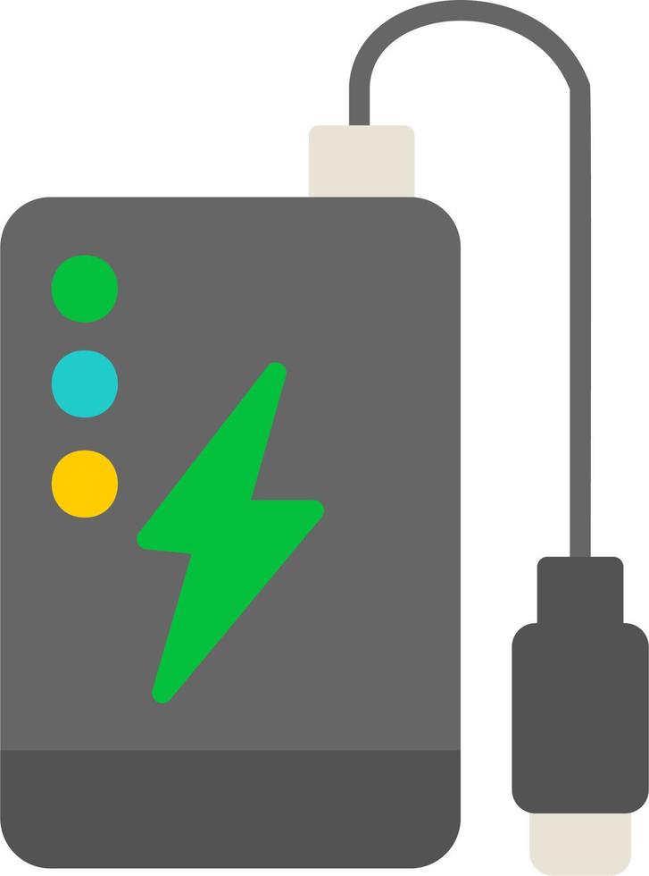 icono de vector de banco de energía