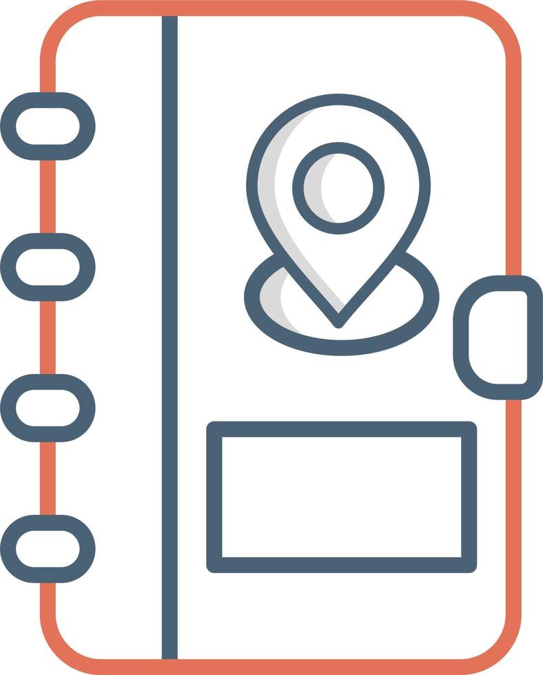 Address Book Vector Icon