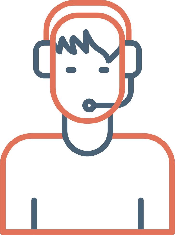 Customer Service Agent Vector Icon