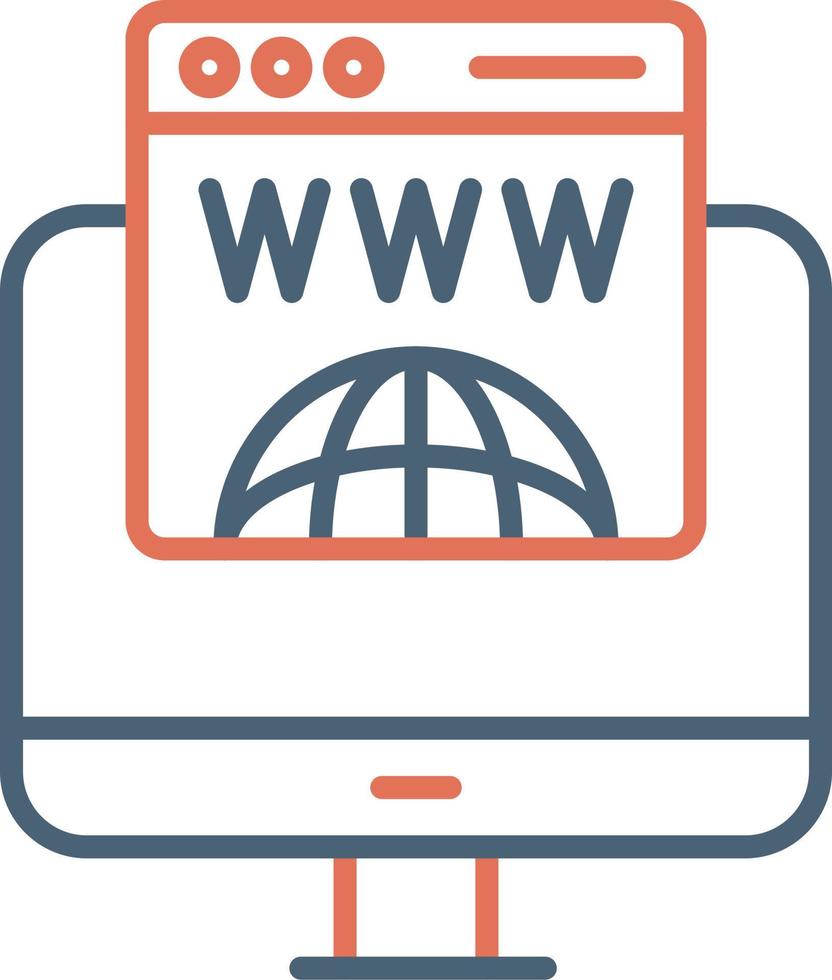 Domain Registration Vector Icon