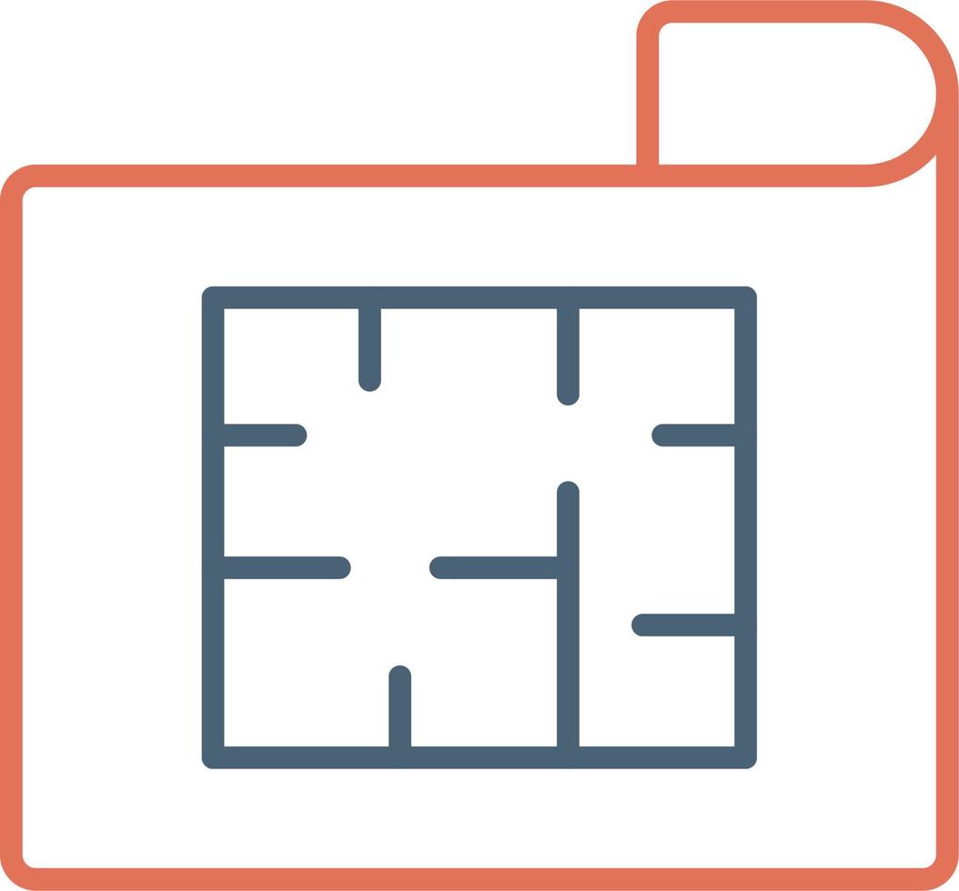House Plan Vector Icon