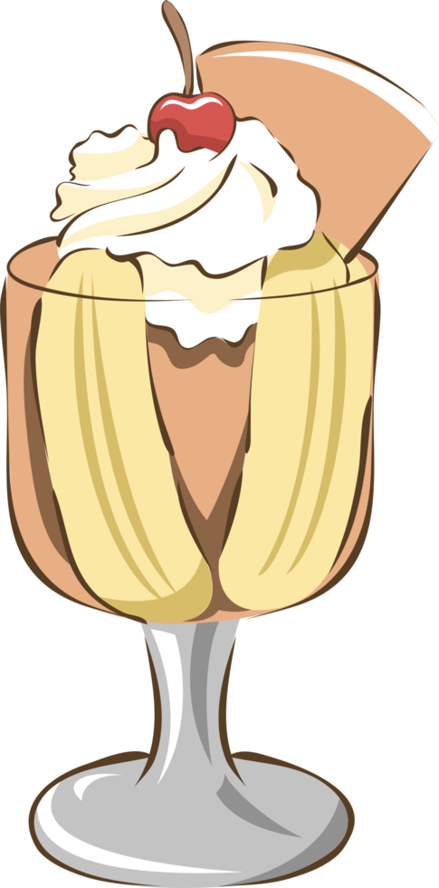 helado sundae png gráfico clipart diseño