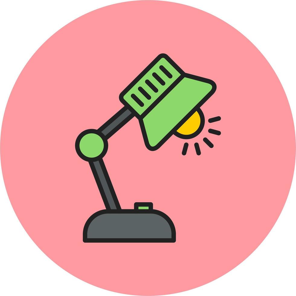Table Lamp Vector Icon