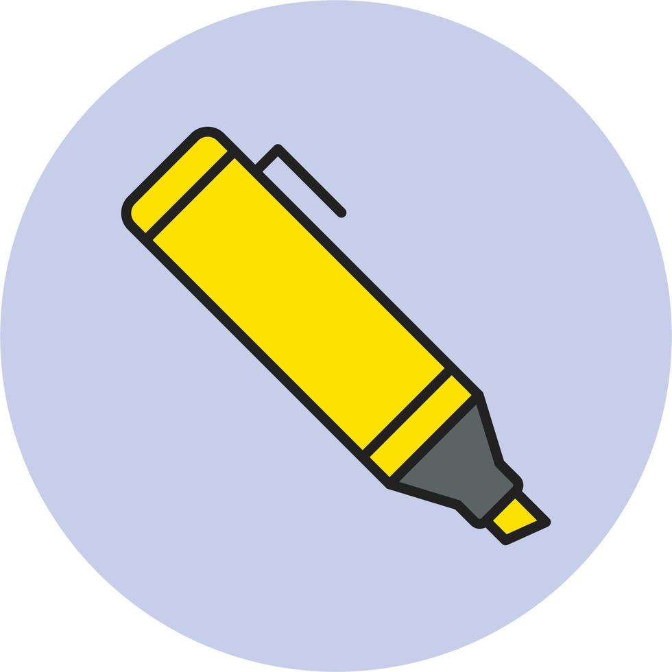 Highlighter Vector Icon