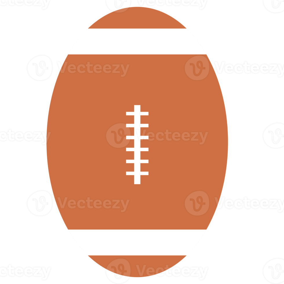 amerikanisch Fußball Illustration isoliert png