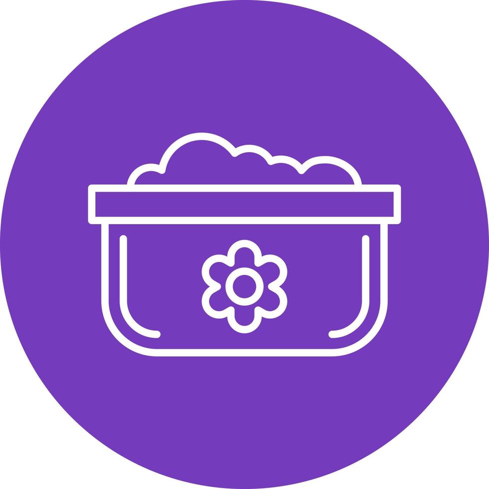 Dishwashing Pot Vector Icon