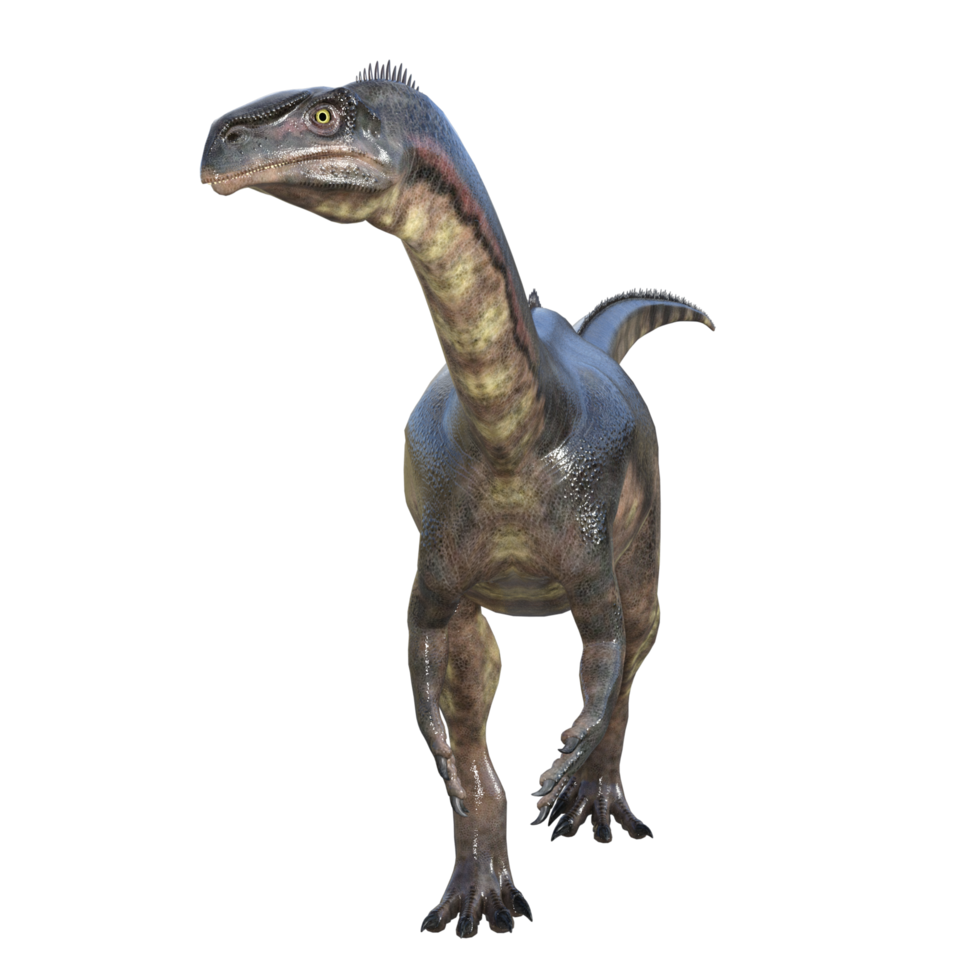 Plateosaurus Dinosaurier isoliert 3d machen png