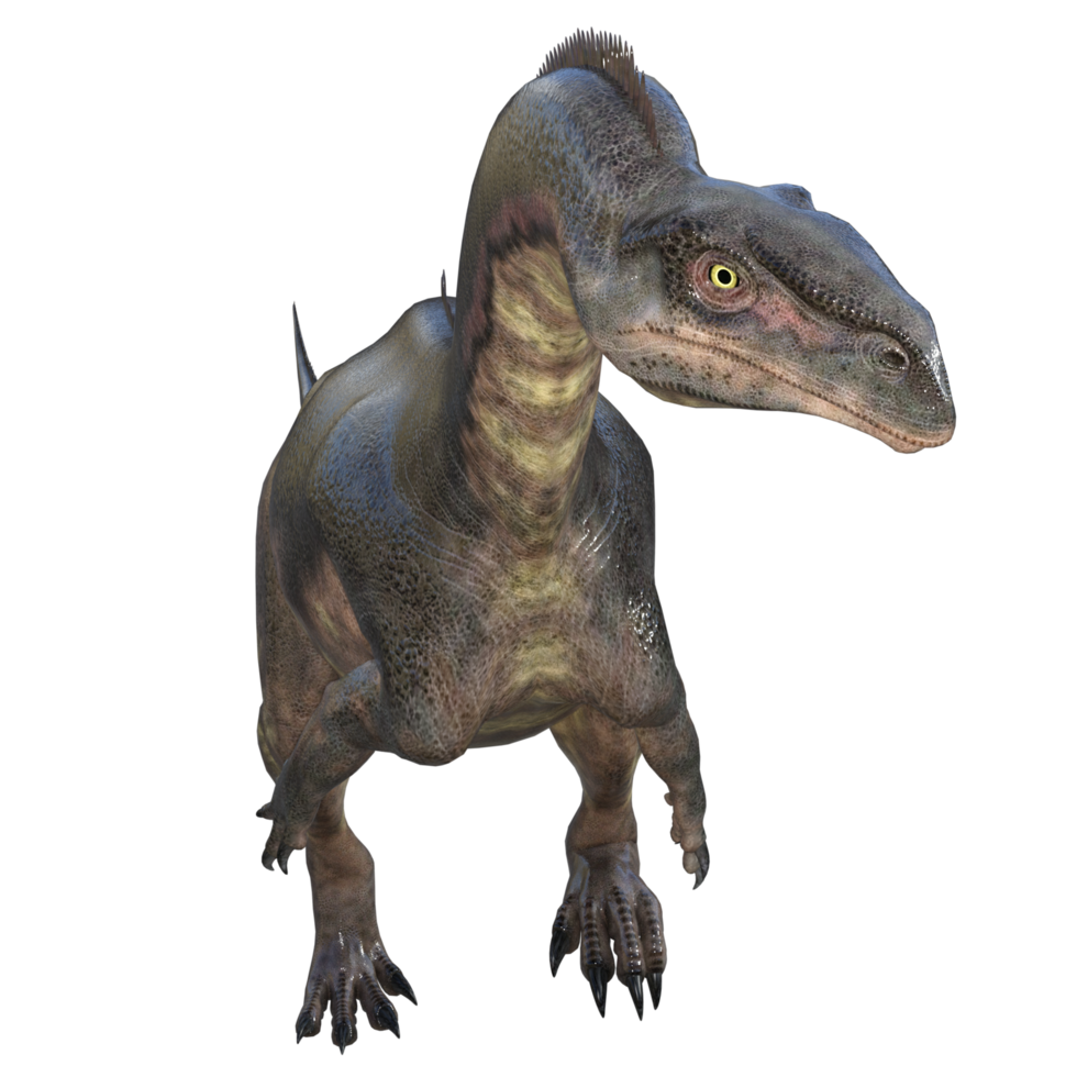 Plateosaurus dinosaur isolated 3d render png