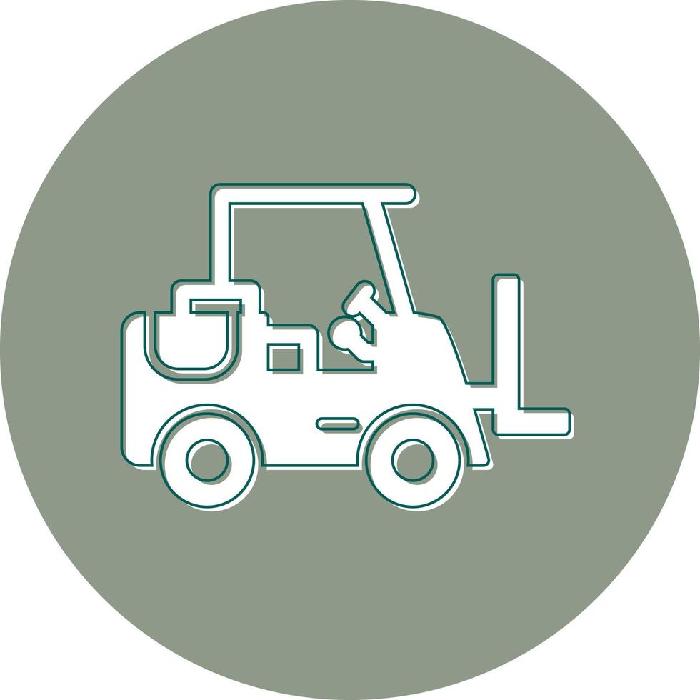 Forklift Vector Icon