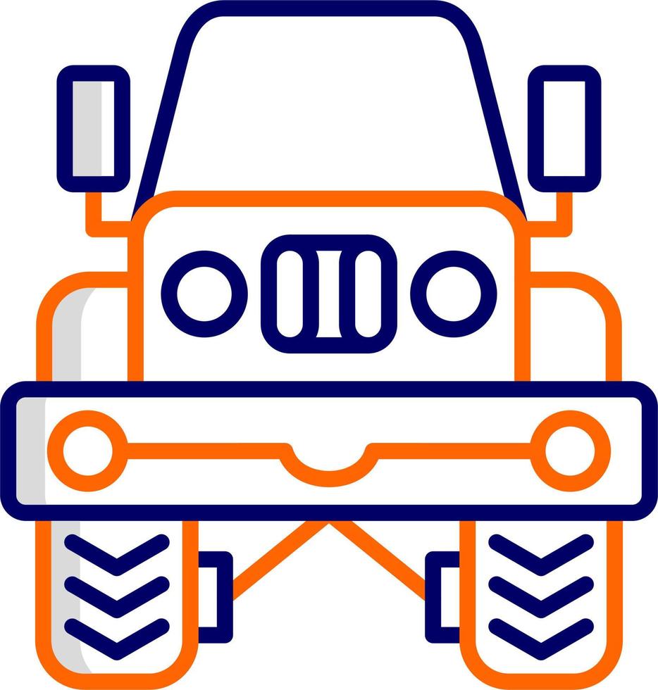 icono de vector de jeep