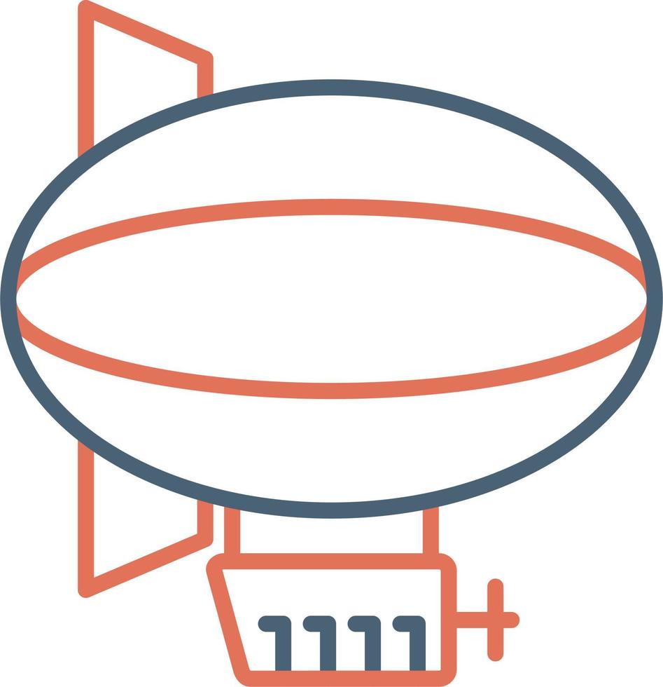 Blimp Vector Icon