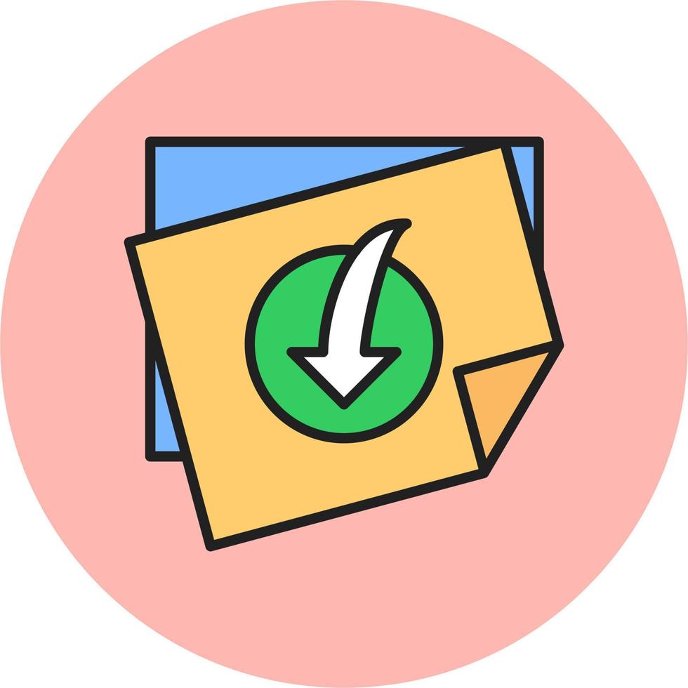 File Download Vector Icon