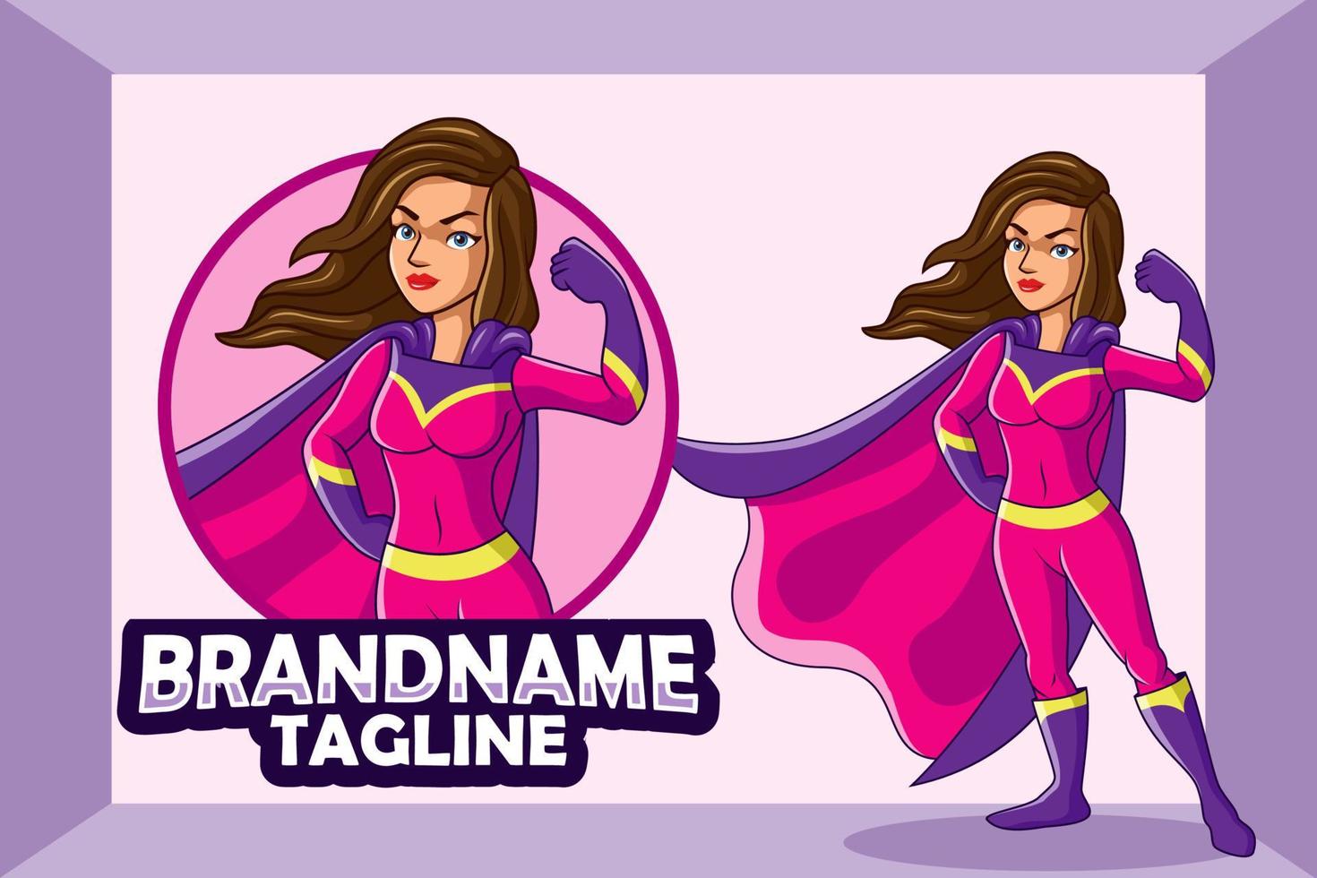 Superwomen vector illustration for poster, banner, t shirt design