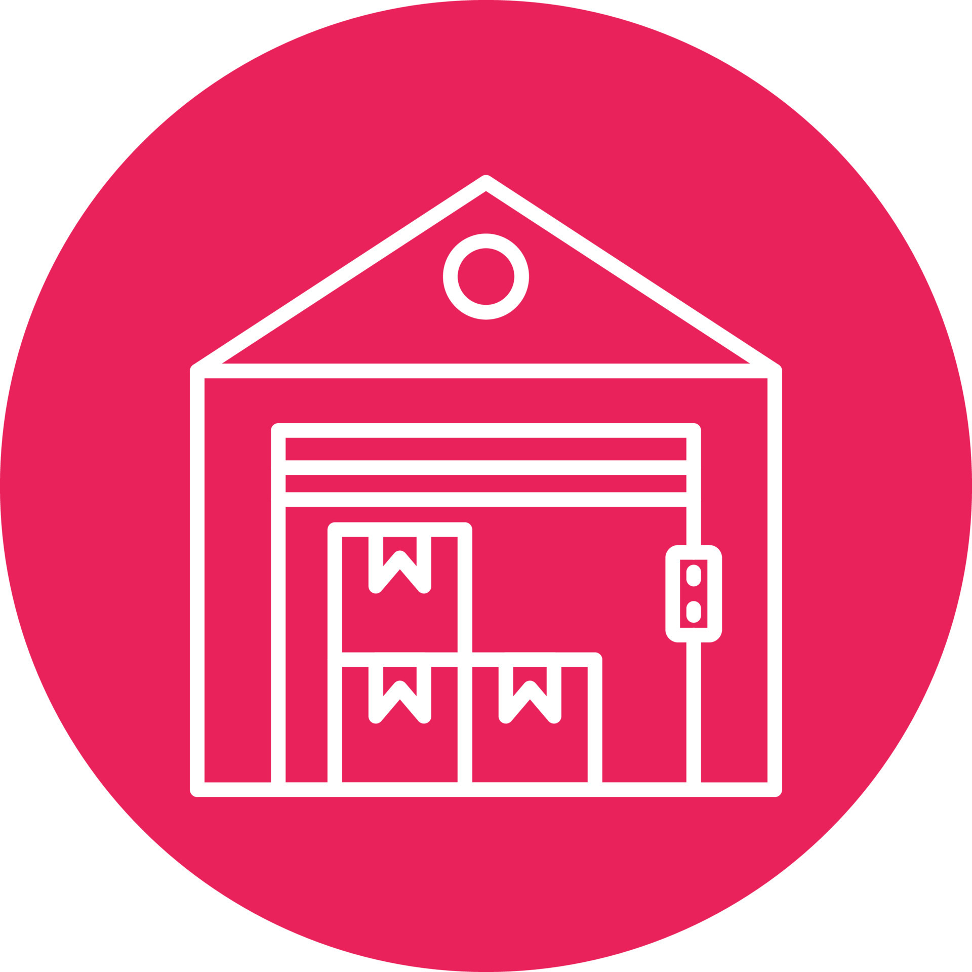 Warehouse Vector Icon 20004816 Vector Art at Vecteezy