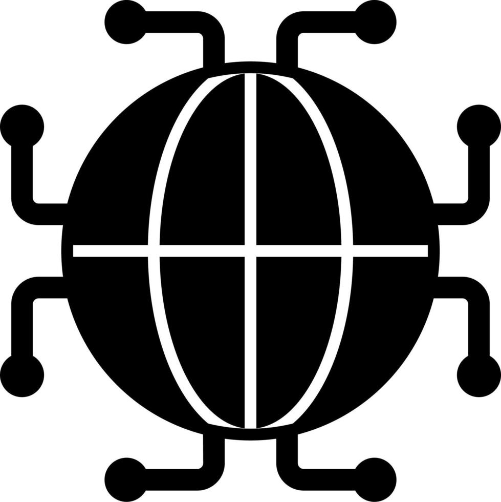 Digtal World Vector Icon