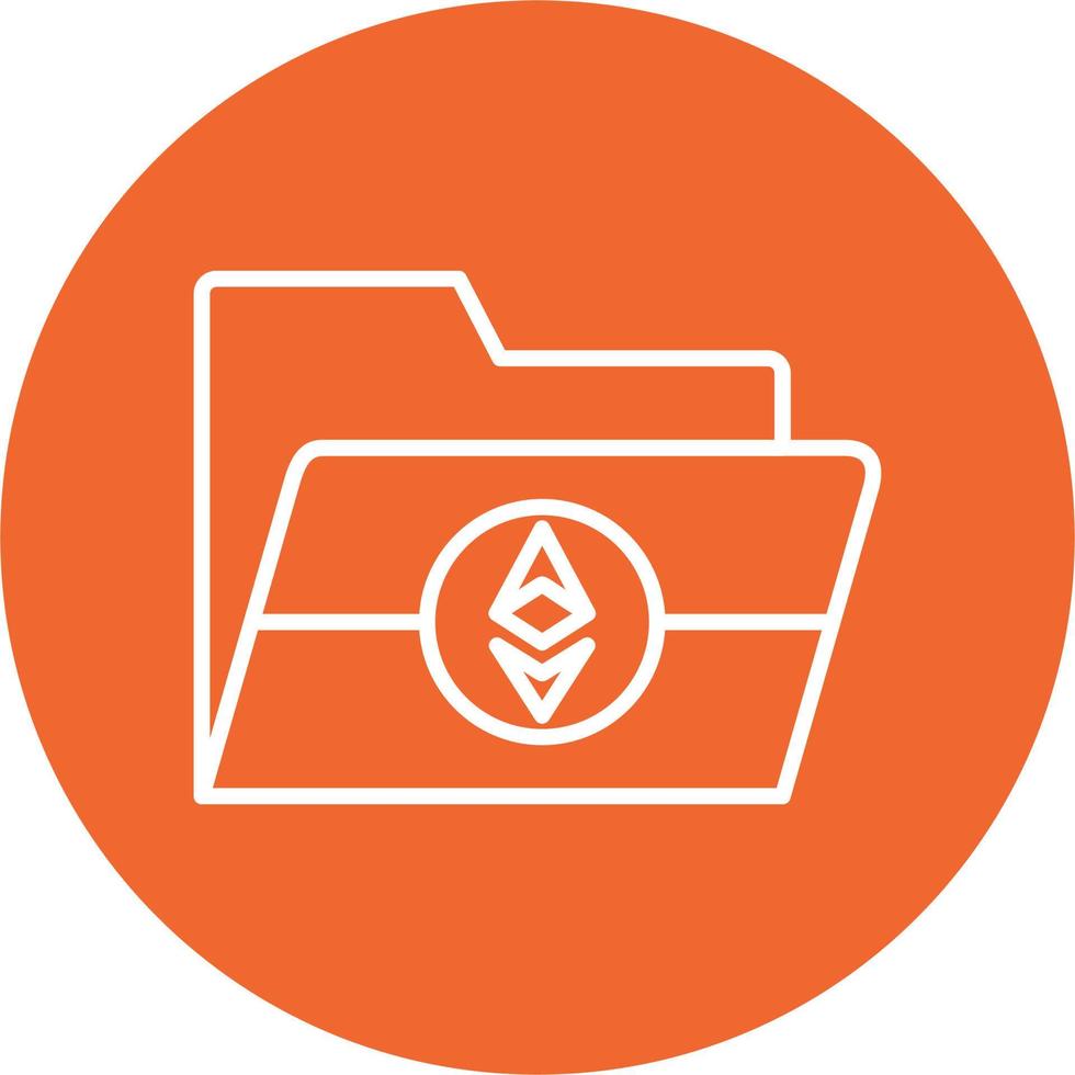 Ethereum Folder Vector Icon